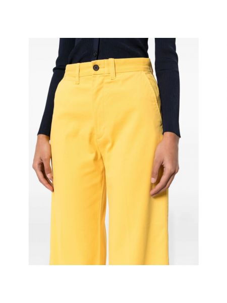 Pantalones de algodón Ralph Lauren amarillo