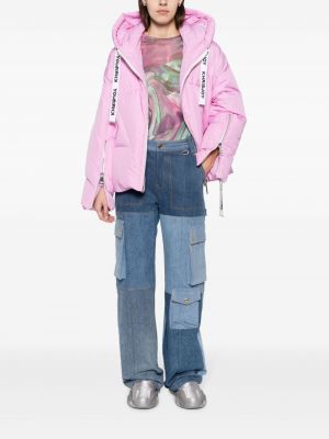 Dūnu jaka ar kapuci Khrisjoy rozā