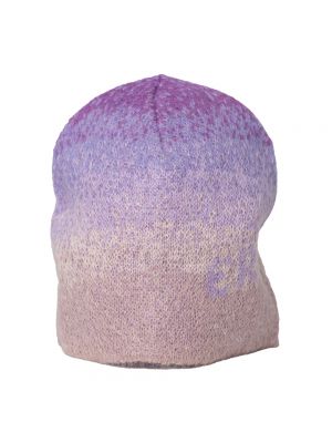 Mütze mit farbverlauf Erl lila