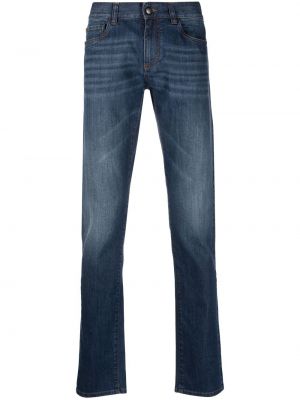Straight leg jeans Canali blu