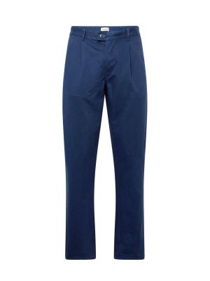 Pantaloni plissettati Blend blu