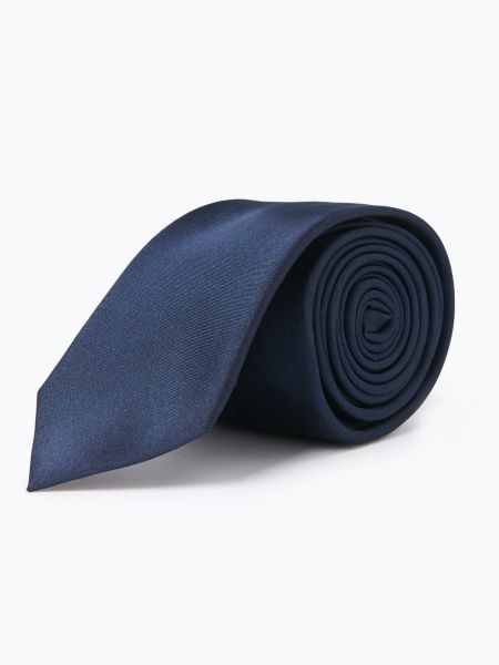 Calvin Klein - Krawat jedwabny męski, niebieski