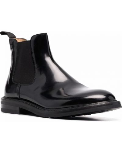 Chelsea boots en cuir Scarosso noir