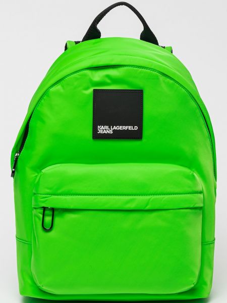 Рюкзак с карманами Karl Lagerfeld зеленый