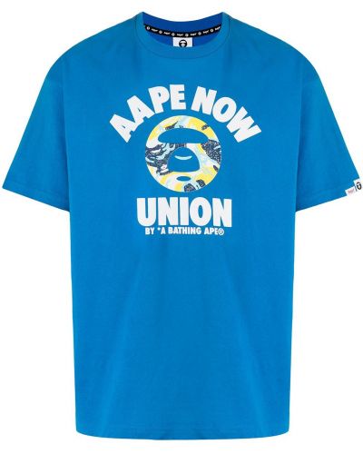 Camiseta Aape By *a Bathing Ape® azul