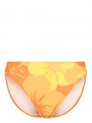 Компект бикини на цветя Faithfull The Brand оранжево