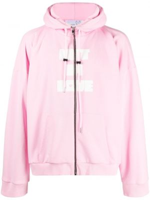 Herzmuster hoodie mit print Natasha Zinko pink