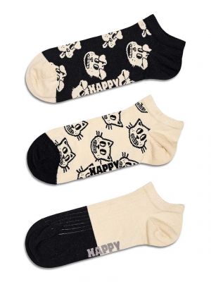 Ponožky Happy Socks béžové
