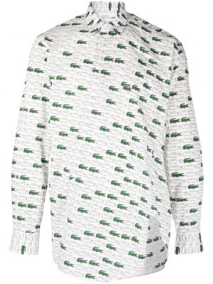 Kokvilnas krekls ar apdruku Comme Des Garçons Shirt balts