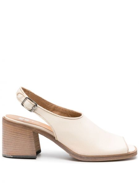 Slingback sandale mit karree-kappe Moma beige
