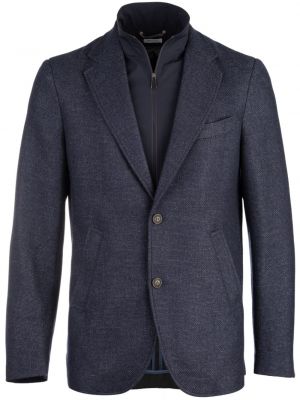 Woll blazer Norwegian Wool blau