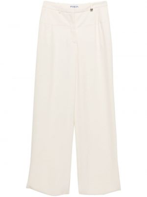 Pantalon large en jacquard Ports 1961 blanc
