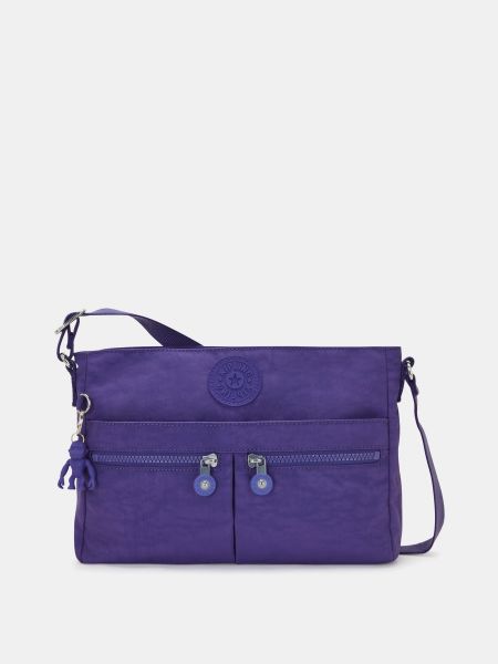 Bolsa con bolsillos Kipling violeta
