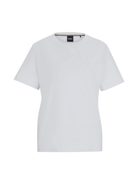 Biała koszulka Hugo Boss