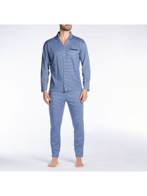 Pijama de algodón de modal Dodo azul