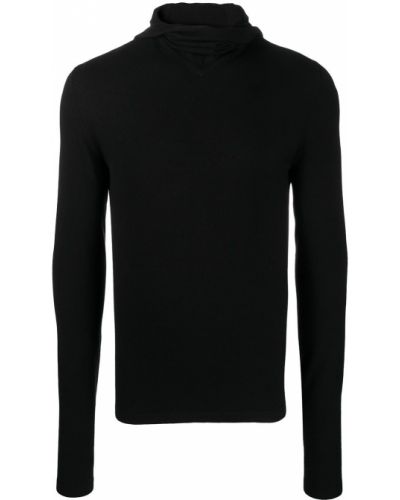 Jersey con capucha de tela jersey Bottega Veneta negro