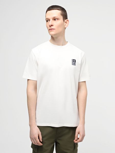 Хлопковая футболка Timberland белая