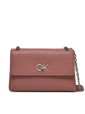 Torba na ramię Calvin Klein różowa