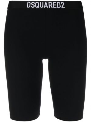 Kolesarske kratke hlače Dsquared2 črna