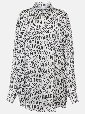 Saténová košeľa Balenciaga