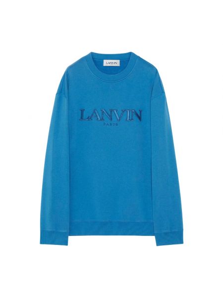 Sweatshirt aus baumwoll Lanvin blau