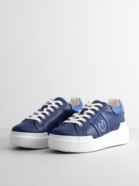 Sneakersy Pollini niebieskie
