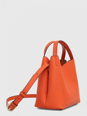 Kožna torbica Furla narančasta