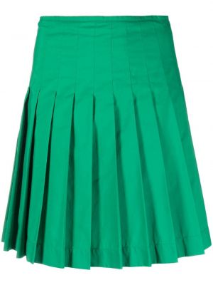 Plisovaná sukňa Maison Kitsuné zelená