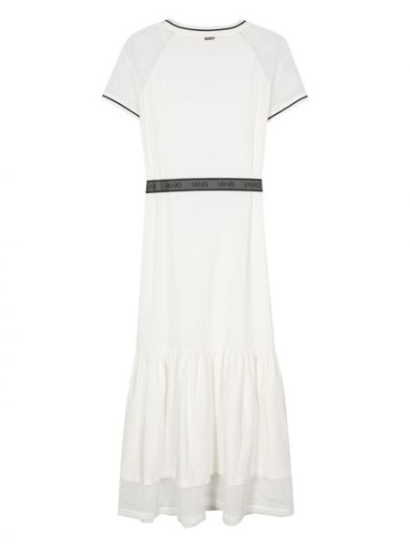 Caurspīdīgs kleita Liu Jo balts