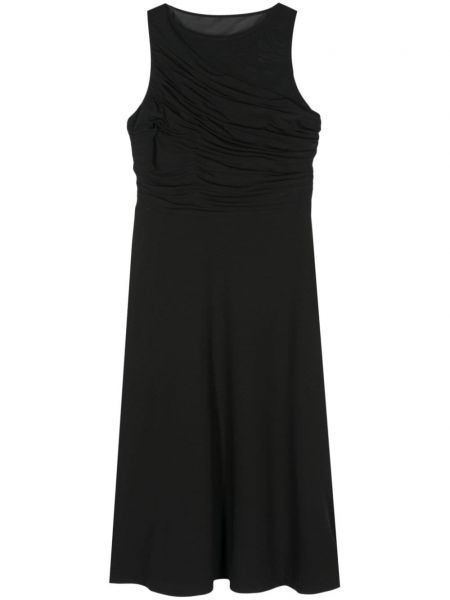 Φόρεμα ντραπέ Dkny μαύρο