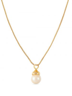 Přívěsek s perlami Susan Caplan Vintage zlatý