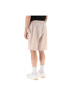 Pantalones cortos de lana Bonsai beige