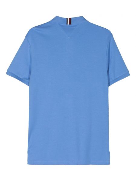 Poloshirt mit stickerei Tommy Hilfiger blau