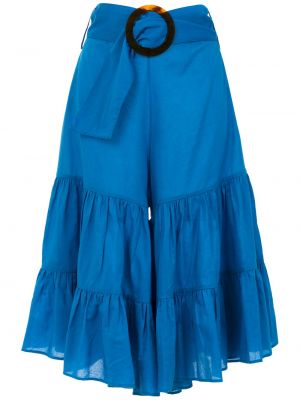 Pantaloni culotte Adriana Degreas blu