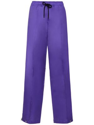 Relaxed fit hlače iz najlona Moncler Genius vijolična