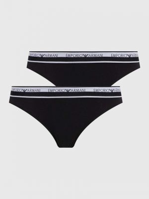 Brazyliany Emporio Armani Underwear czarne