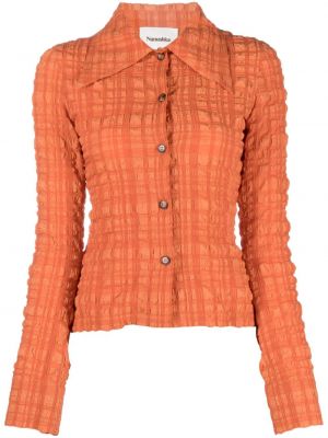 Košeľa Nanushka oranžová