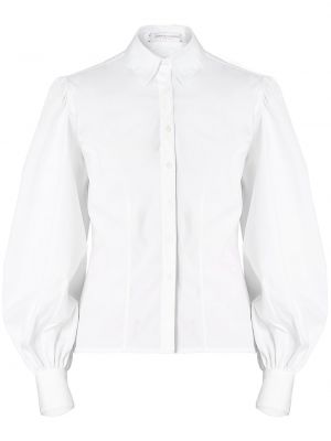 Риза с копчета Carolina Herrera бяло