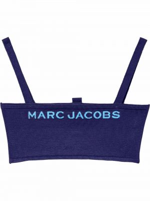 Crop top Marc Jacobs blå