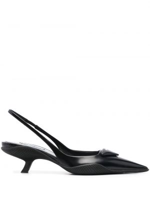 Pumpar med remmar med slingback Prada svart