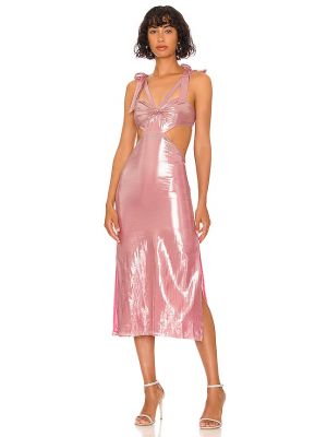 Платье миди Majorelle, розовое