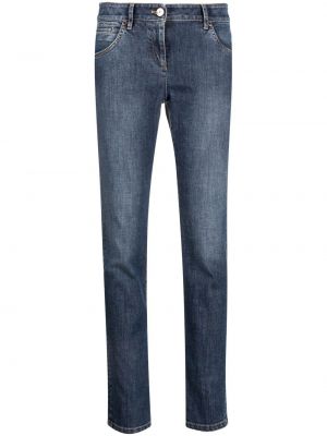 Straight jeans Brunello Cucinelli blå