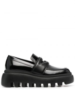 Skinn loafers Vic Matie svart