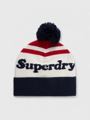Синя шапка Superdry