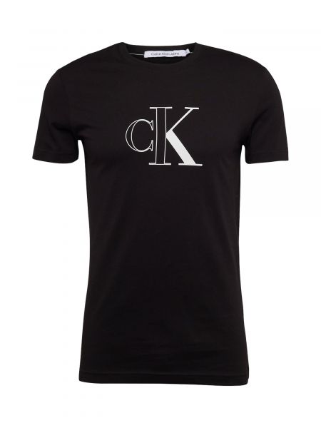 T-shirt Calvin Klein Jeans sort