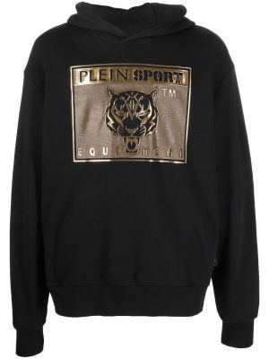Raštuotas džemperis su gobtuvu su tigro raštu Plein Sport