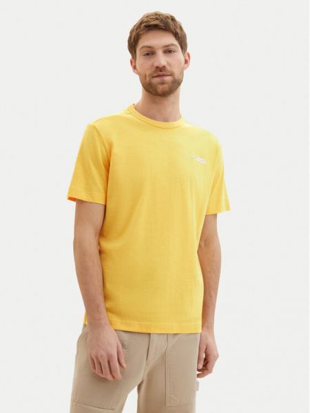 Marškinėliai Tom Tailor geltona