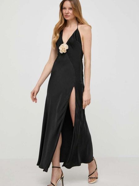 Sukienka długa Bardot czarna