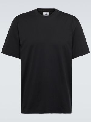 T-shirt di cotone Y-3 nero