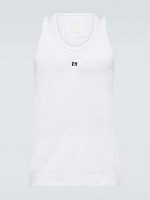Памучна риза от джърси Givenchy бяло
